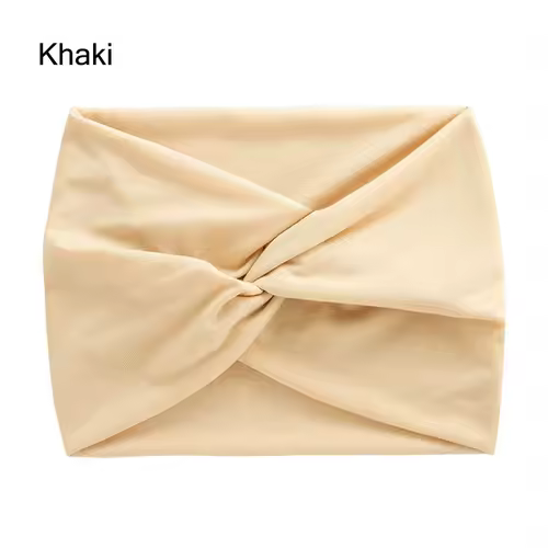 Hair Accessories Twisted Extra Large Thick Wide Headbands Turban Workout Headband Head Wraps for Women - Image 19