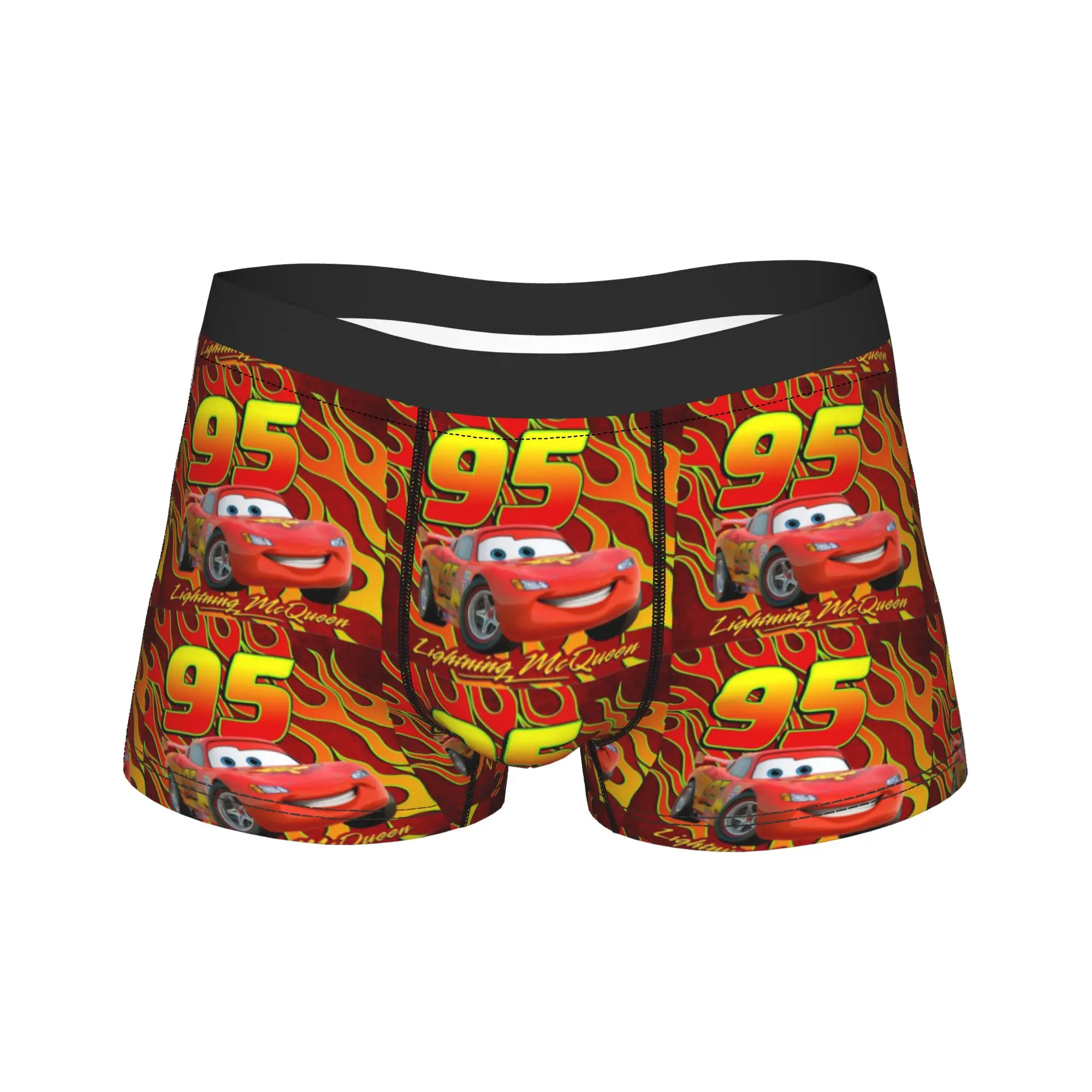 

Мужские трусы-боксеры 95 To Race Lightning McQueen, удобные трусы-боксеры, трусы больших размеров, с возможностью индивидуального дизайна