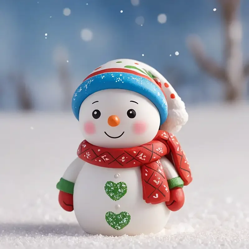 Weihnachts-Schneemann-Silikonform für Kerzen, Harz und Wachs – DIY-Bastel-Gips-Gießwerkzeug für die Inneneinrichtung, ideal für Weihnachten