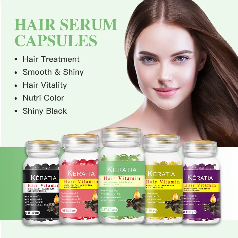 Other men's hair care Repair Supplement Growth Hair Treatment Oil Vitamins Hair Serum Capsules