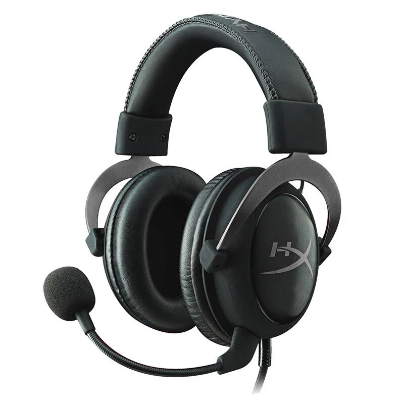 HyperX Cloud II Gaming Headset 7.1 Surround Sound Memory Foam Ear Pads Durable Aluminum Frame Works with PC PS4 Xbox