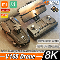 Xiaomi V168 Drone GPS 8K HD Professional Brushless Motor Aerial Photography Dual-Camera Omnidirectional Obstacle Avoidance UAV