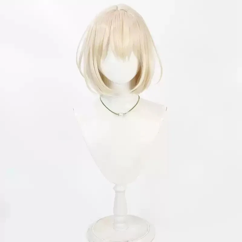 

2025 aaa Nikke Goddess of Victory Red Shoes, парик для косплея, короткие светлые термостойкие синтетические волосы, вечеринка на Хэллоуин, ролевые игры + W