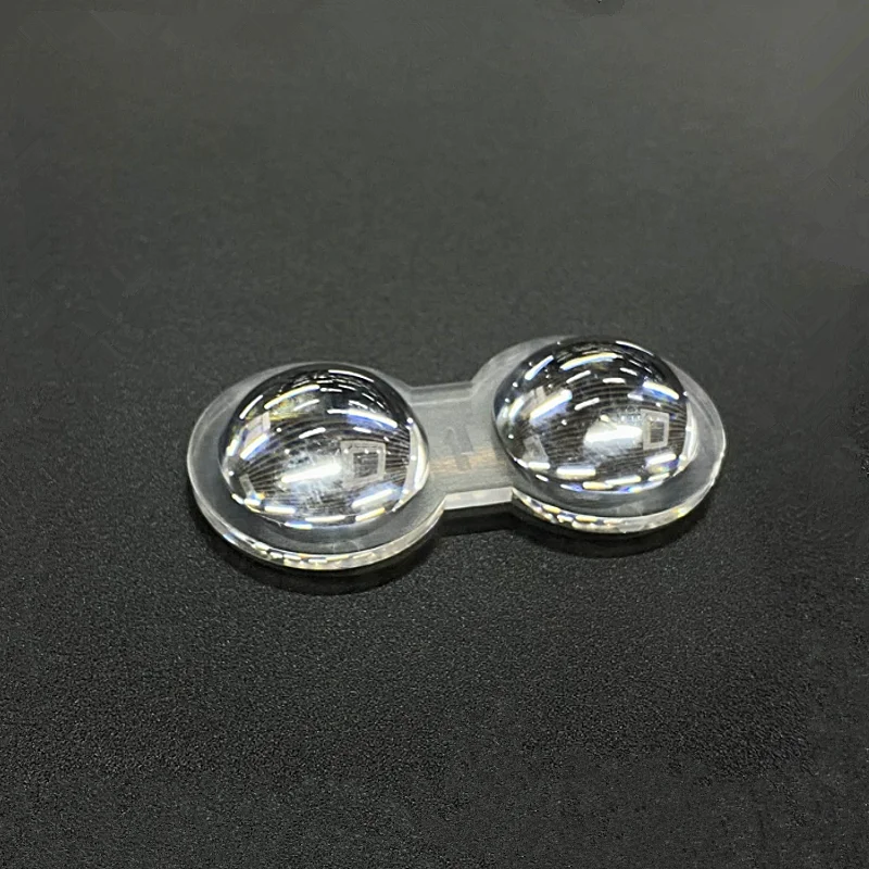 #CSR-58 High quality Led optical Lens, Headlight lens, Size 58X28X12mm, 60 degree Clean surface, PMMA Materials