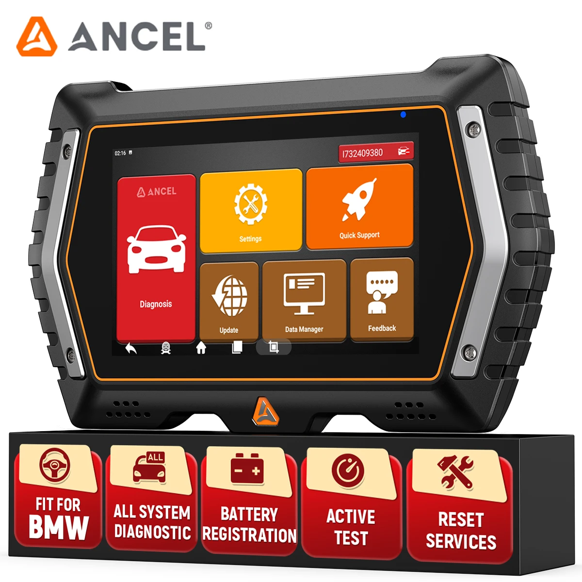 

Сканер ANCEL V3 Elite OBD2 для BMW Mini, полная система, двунаправленное масло управления TPMS 40 + сброс ключей IMMO, диагностический инструмент автомобиля