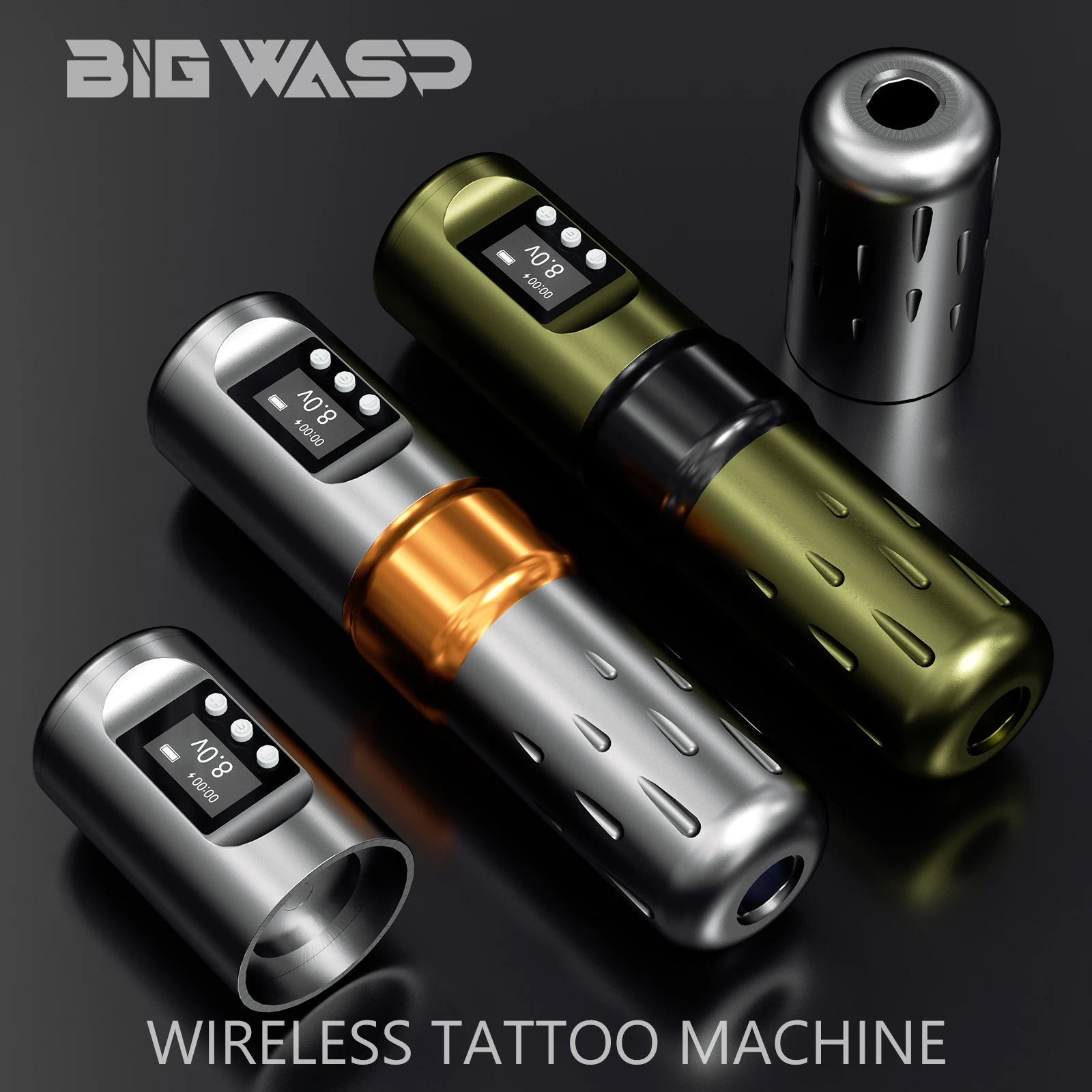 

New Wireless Tattoo Machine 1800mAh Battery Coreless Motor Professional Tattoos Pen Rotary Gun For Tattoo Artists Beginners