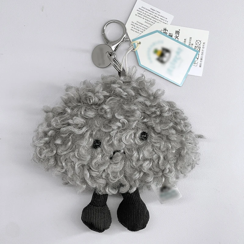 JC Golf Ball Plush Keychain, Grape Keychain, Jellyfish Plush Toy, Hippopotamus, and Plush Elephant JC Bag Keychain image 3