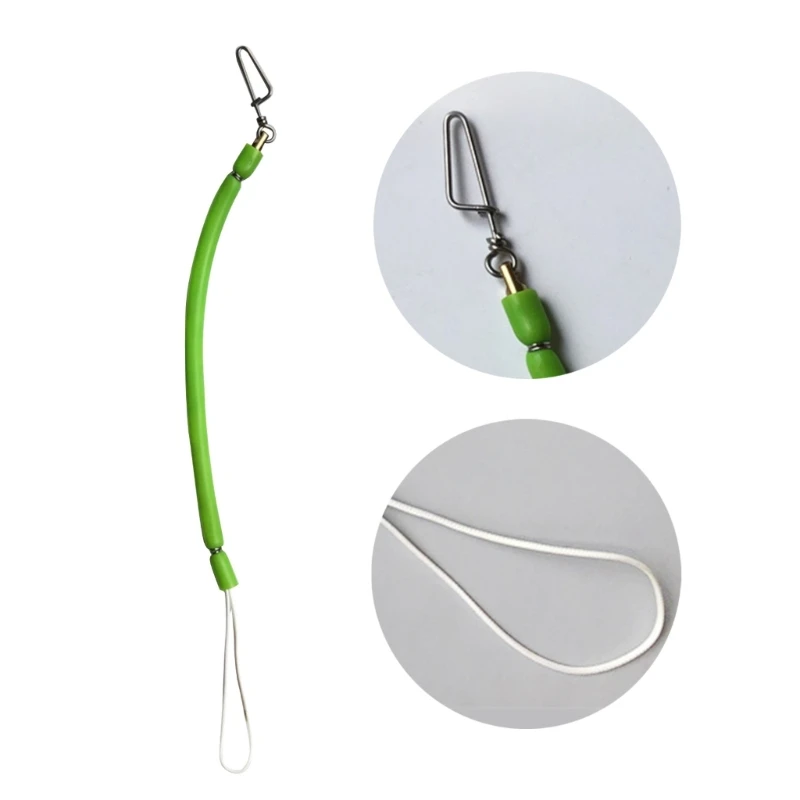 

F1FD Speargun Bungee Cord with Swivel for Speargun Line Spearfishing Shockcord