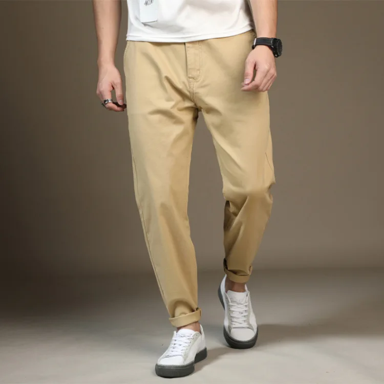 

2025 Autumn Men's Casual Pants - Korean-style Solid Color Harem Pants - Loose Large Size Casual Pants - Trendy Large size 28- 48