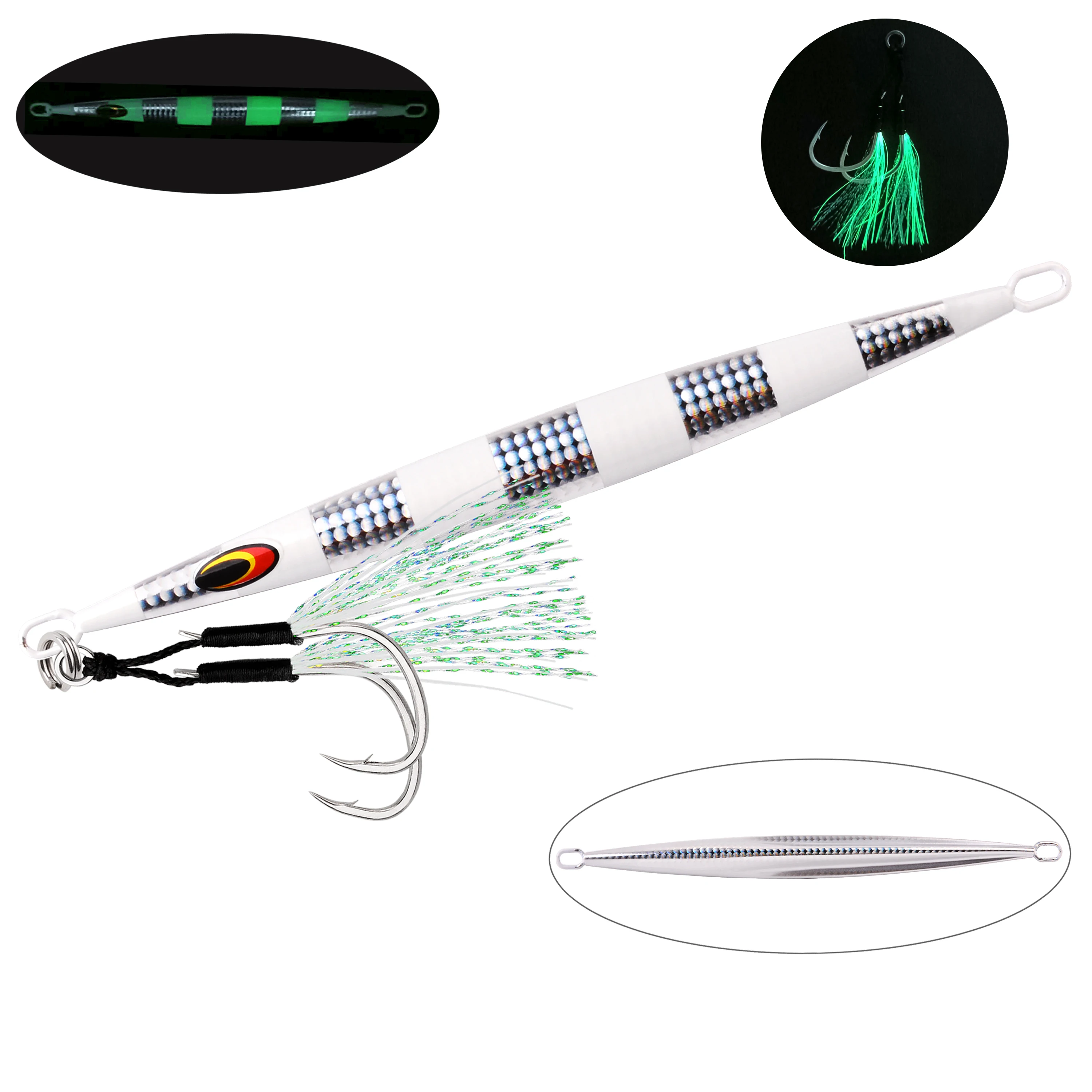 1 قطعة طعم تهزهز معدني 80 جرام 120 جرام للمياه المالحة الصيد البحري تهزهز إغراء التبديل سريع غرق المعادن تهزهز القفز إغراء الطعم