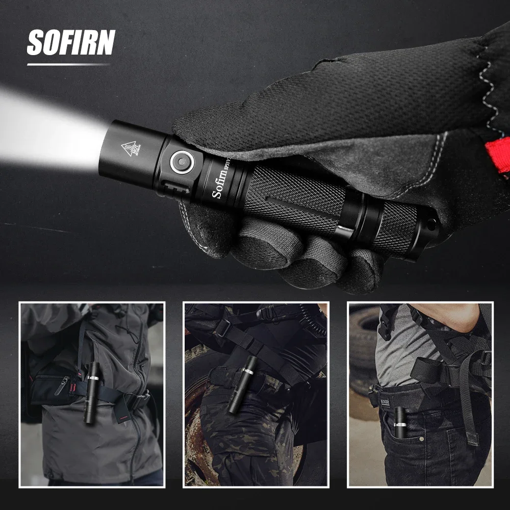 

Sofirn SP31 V2.0 Led Torch Light 1200lm 18650 XPL-HI 5300-5700K LED Flashlight Tactical Lamp High Power Flashlight Lanterna