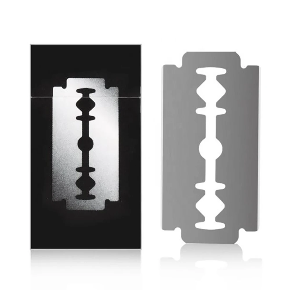 Razor Blades Double Edge Man Shaving Blade Stainless Steel Shaver Blades Spare Men Razors Shaving Barber Accessorie