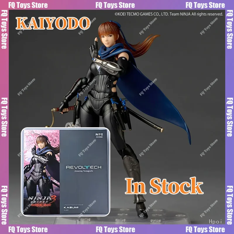En Stock, Figura de Acción Coleccionable de Kasumi de la Serie Wheel Technology de KAIYODO, Inspirada en el Anime Amazing Yamaguchi Ninja Gaiden 3, Ideal para Regalo