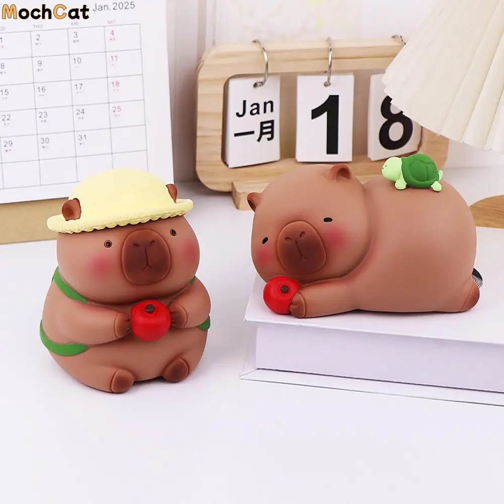 

Savings Tank Capybara Piggy Bank Decorative Large Capacity Capybara Money Boxes Cartoon Collectible Capybara Kids Storage Box