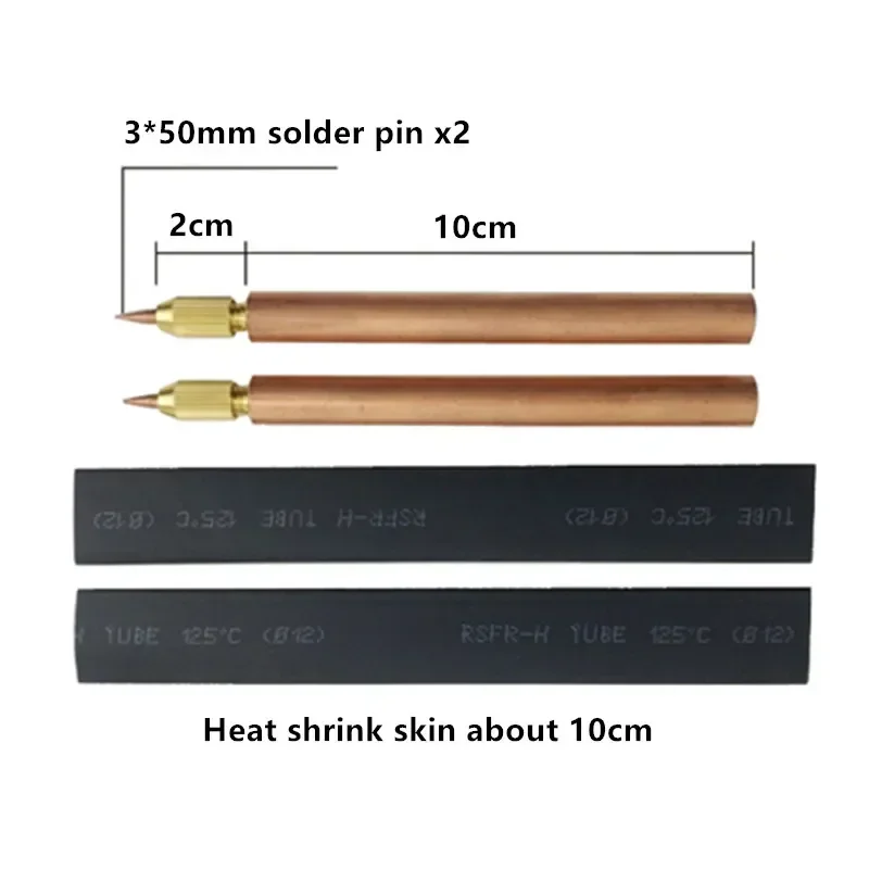 16/25 square copper spot welding pen 18650 battery pack handheld spot welding machine DIY accessories pen welding needle