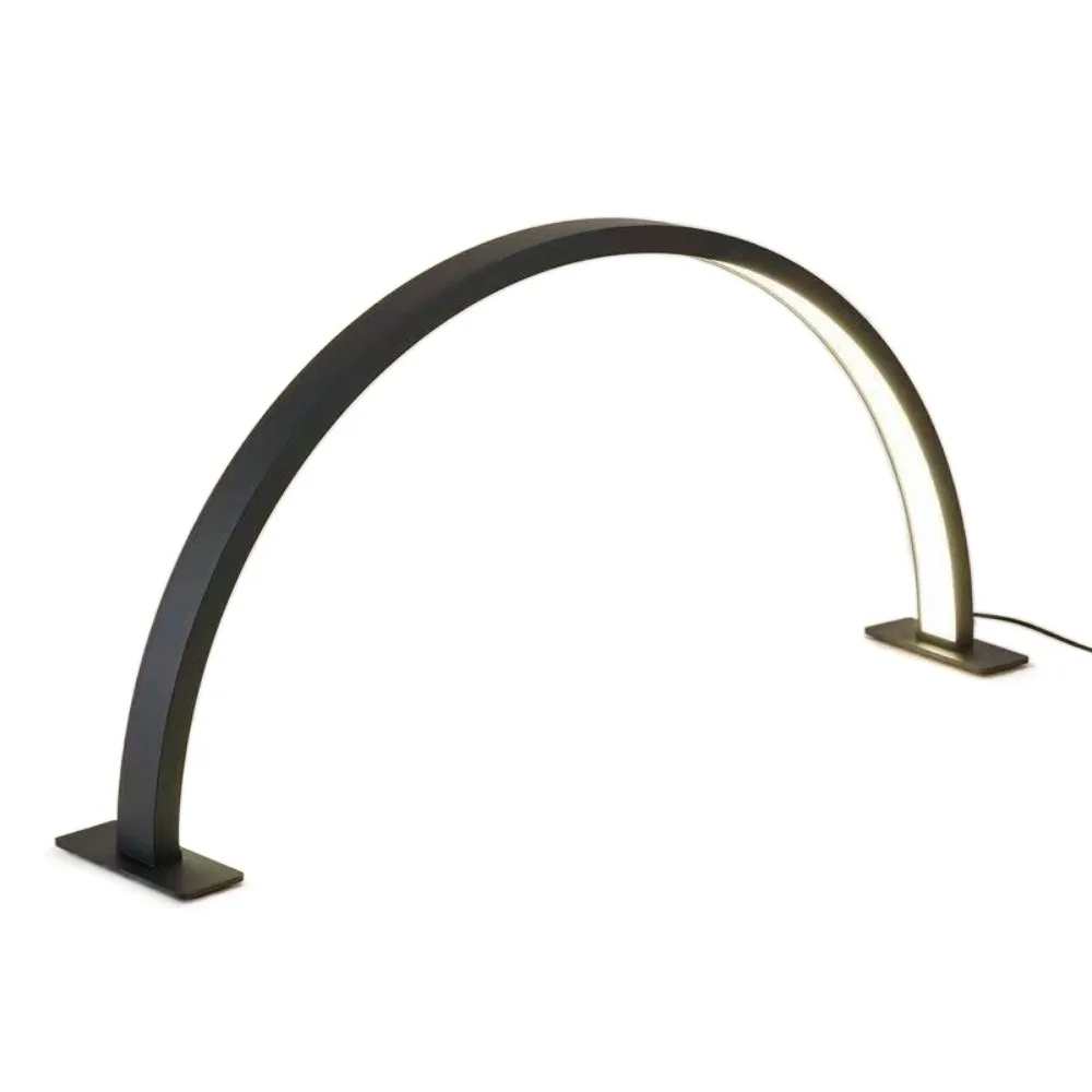 

Dimmable U-shaped Nail Lamp 3 Light Color Eye Protect Half Moon Nail Light Multi-functional Adjustable LED Nail Arc Fill Light