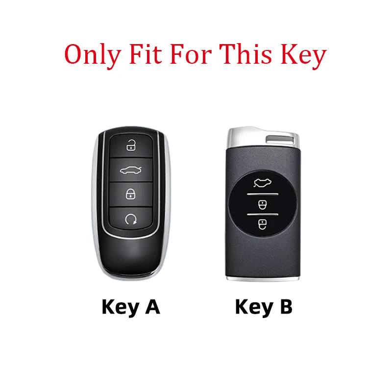 New Alloy Car Remote Key Case Cover For Chery Tiggo 7 pro 8 Pro Exeed Tiggo 2 3x Arrizo 5 Pro Gx 5x EQ7 2021 Wallet accessories