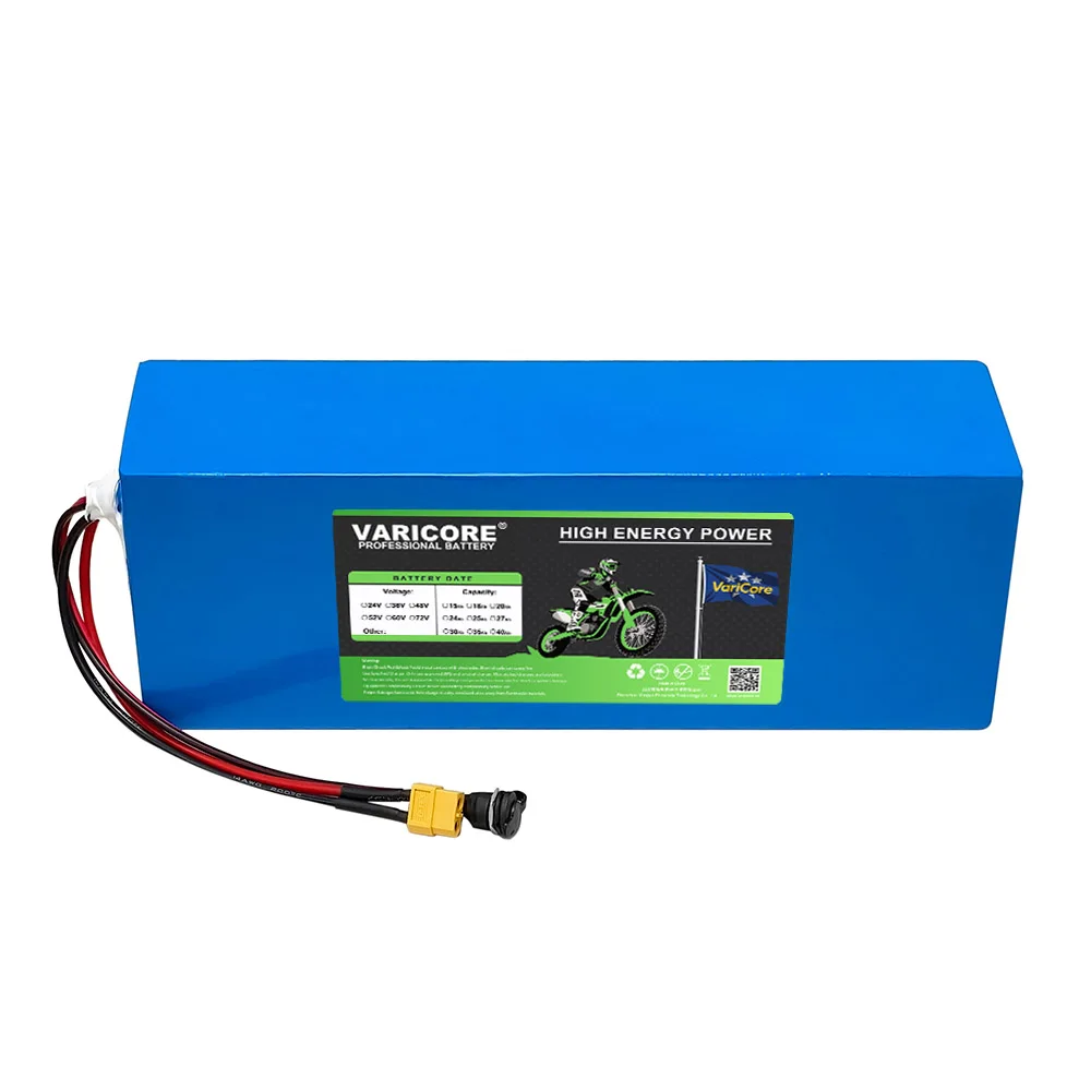 48 فولت 20 أمبير 13s4p 21700 بطارية ليثيوم قابلة للشحن عالية الطاقة 800 واط 1000 واط 1200 واط 1440 واط المدمج في 30A BMS حماية