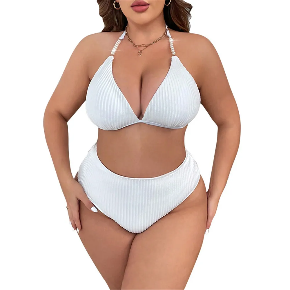 New Single Swimsuit for Beach, Sexy Split Bikini, High Waist Bikini, Holiday Fashion