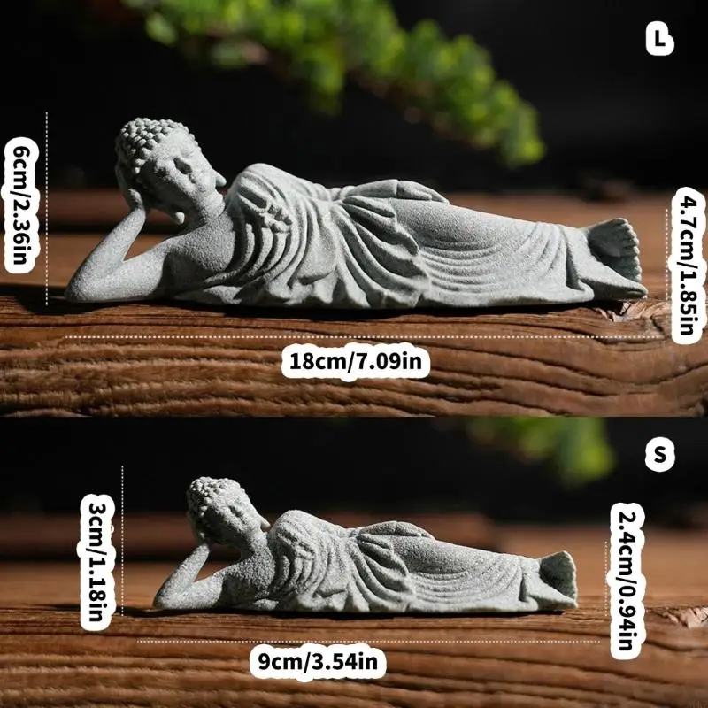 A0KF Sleepings Figurine Statue Meditazioni sculture decori