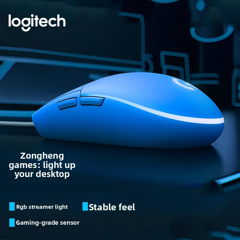 لوجيتك G102 ماوس الألعاب السلكي الجيل الثاني Esports RGB تأثيرات الإضاءة الأكثر مبيعًا