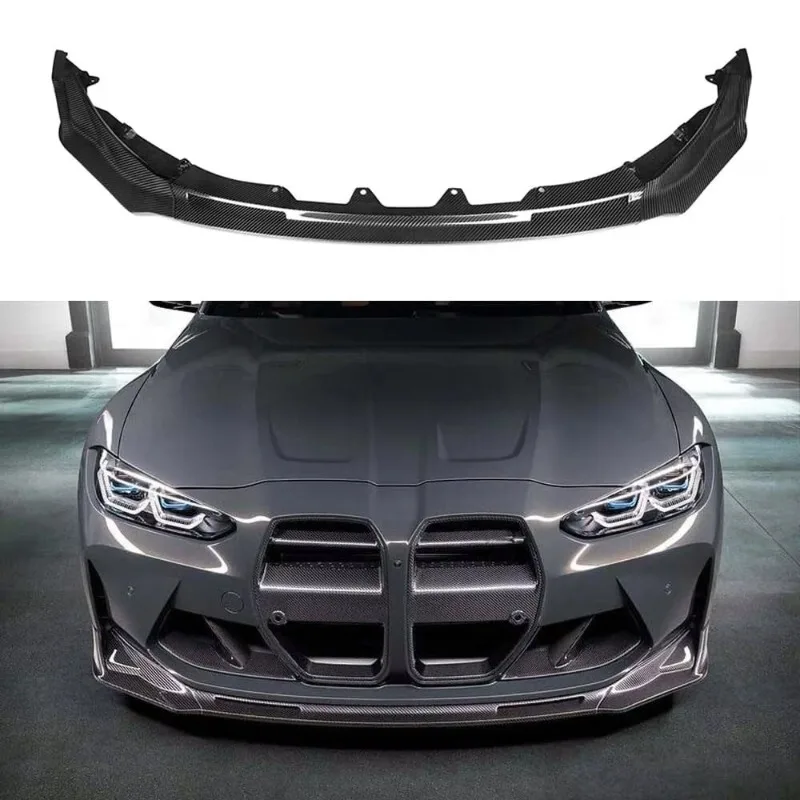 

G8X M3 M4 Exterior Accessories with Spoiler G80 M3 Carbon Fiber Front Lip Splitter Real Dry Carbon Fiber