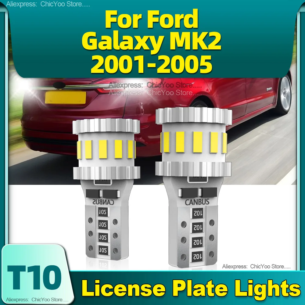 

Super Bright 6000K 1000LM T10 W5W LED Bulbs Canbus Lamps License Plate Lights For Ford Galaxy MK2 2001 2002 2003 2004 2005