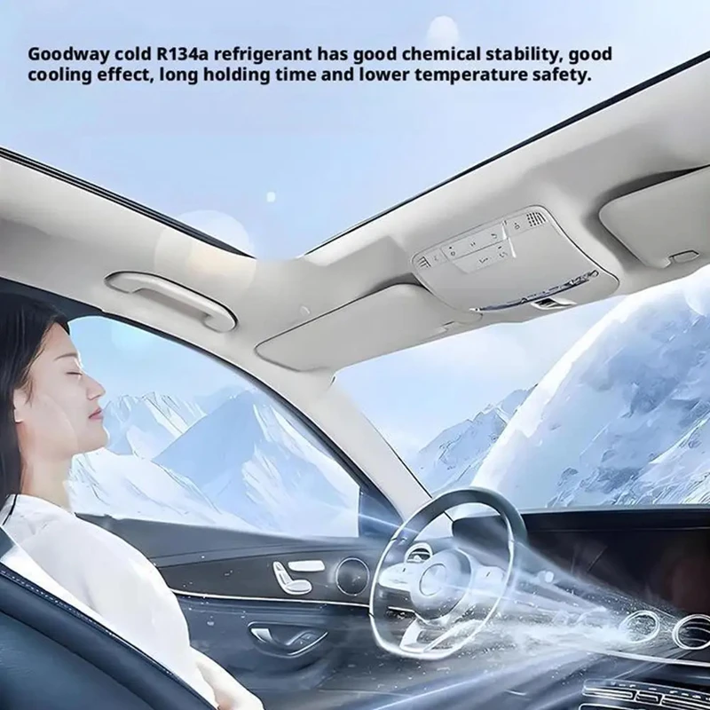 

Car Coolant Fast Cooling Car Air Conditioner Recharge With Leak Sealer Summer Car Care Accessory