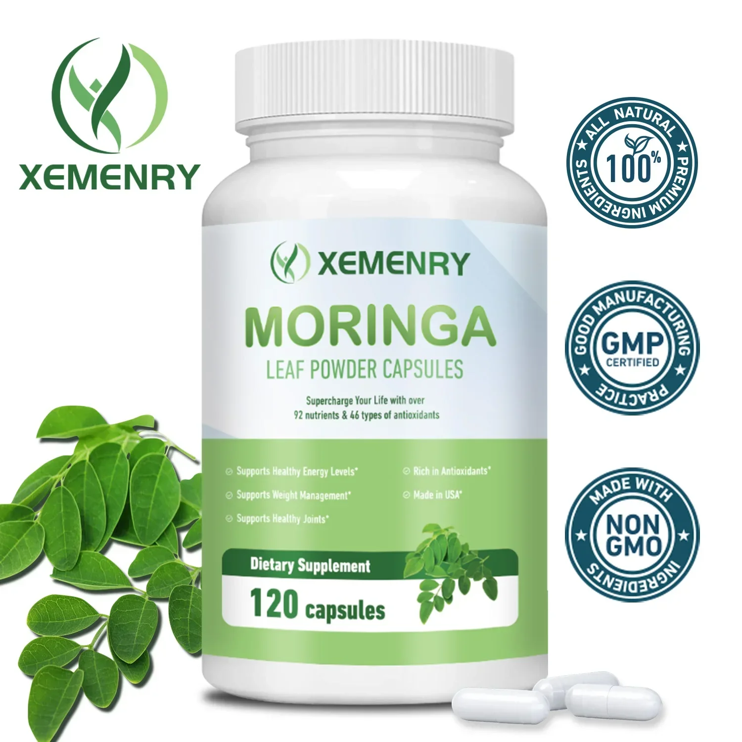 Moringa - Boosts Metabolism and Digestion, Supports Cardiovascular Health, Antioxidant