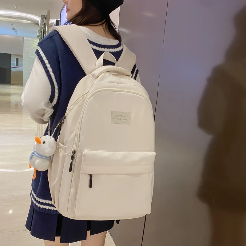 New Female Fashion Men High Capacity Waterproof College Backpack Trendy Women Laptop School Bags Cute Girl Travel Book Bag Cool image 5