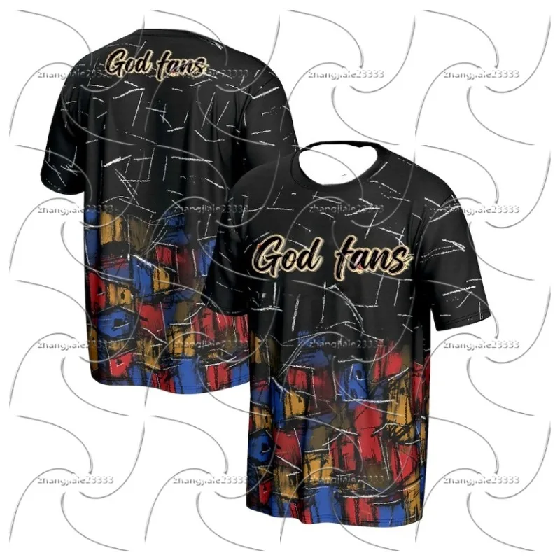 

2026 Graffiti Style Sports Daily Quick Drying Breathable Cycling Short Sleeved Shirt, The First Choice for Sports Enthusiasts