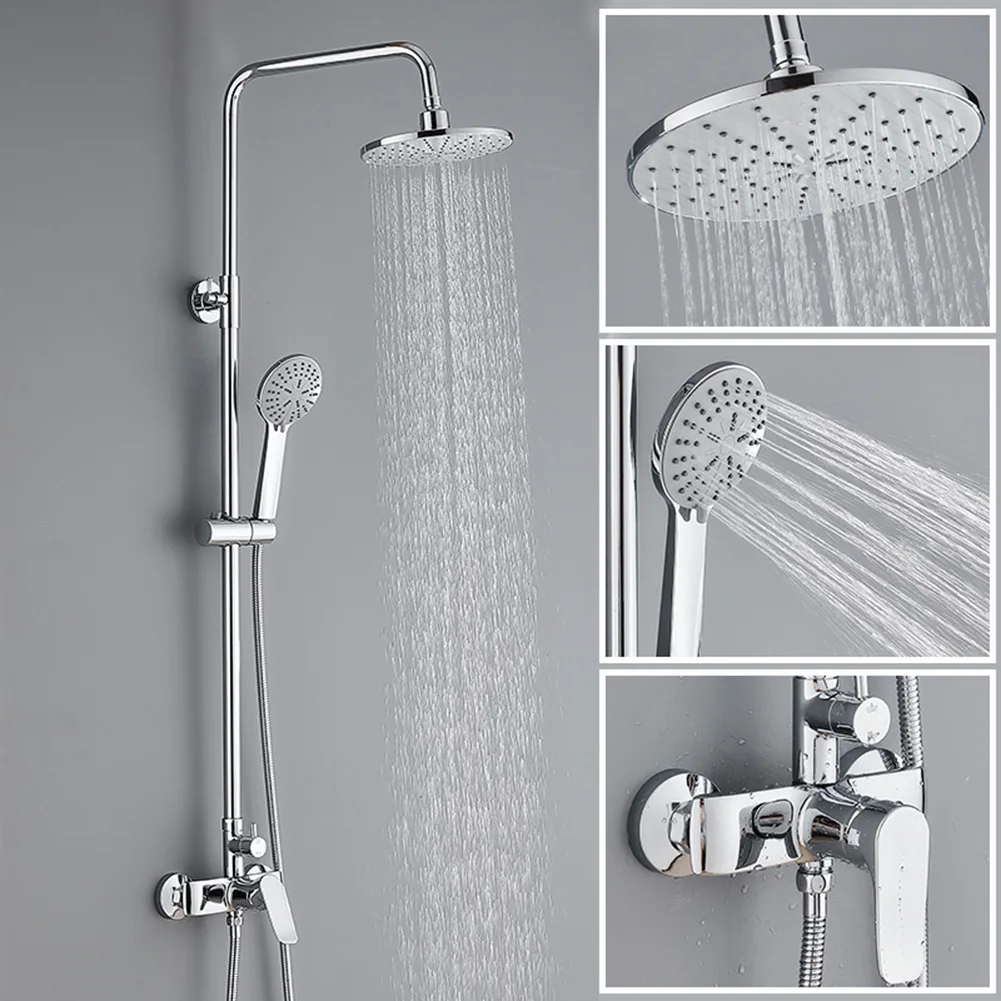 Imagem -05 - Rotatable Overhead Rainfall Shower System Grupo Ferramenta Doméstica 360 °