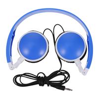 Foldable Kids Headphones Lightweight Comfort Earplugs Compatible Tablet Phone Computer 35mm Audio Jack Wired Headset Earphone