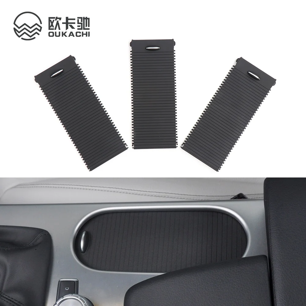 For Mercedes Benz SLK SLC W172 Car Center Console Sliding Shutters Cup Holder Roller Blind Cover Replacement 1726800052