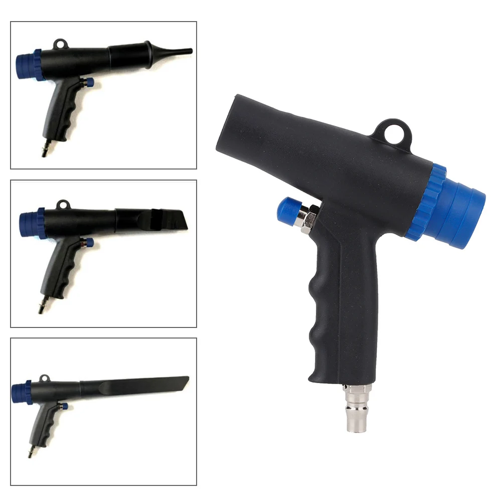 Air Vacuum Blow Gun 2-in-1 Air Vacuum Blow Gun Pneumatic Cleaner 6kPa Suction Kit Air Blow Suction Gun Pneumatic Vacuum Cleaner