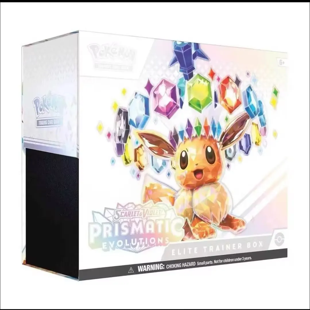 324/360Pcs English Version Pokemon TCG: Scarlet & Violet Prismatic Evolutions 151 Expansion Booster Box Pokemon Card 36 Pack Box