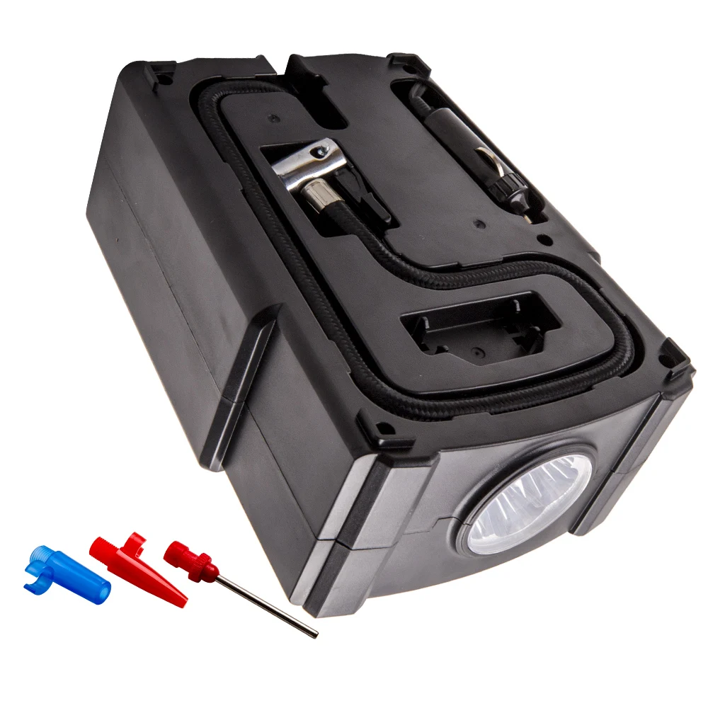 

Автомобильный воздушный насос для накачивания шин, компрессор, электрический портативный автомобильный 12 В, вольт, 35 л/мин