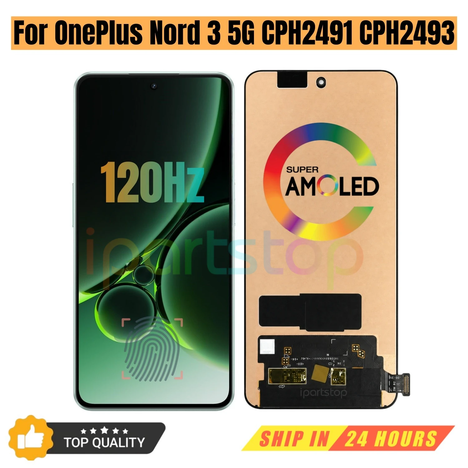 iparts-replacement-new-display-for-oneplus-nord-3-5g-cph2491-cph2493-120hz-amoled-touch-screen-digitizer-assembly-black-oem