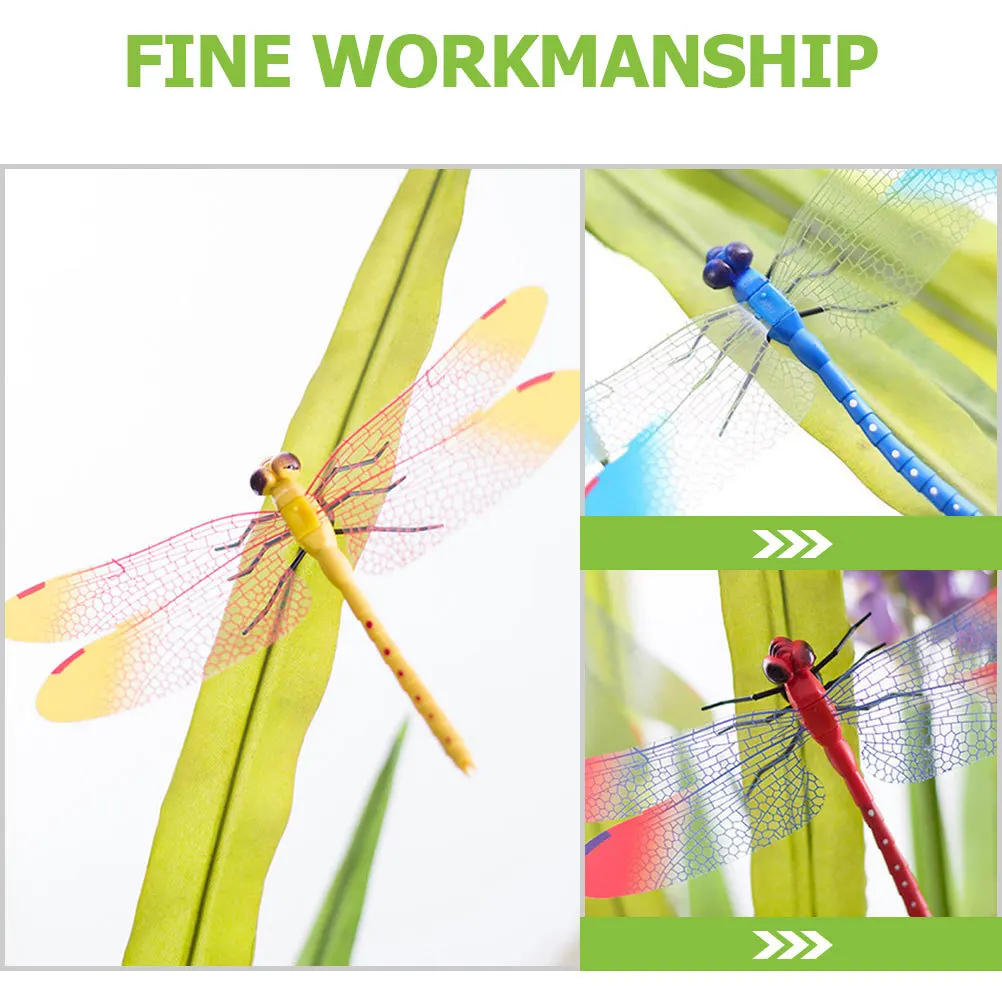 

16Pcs Dragonfly Curtain Ornament Durable PP Material Clip on Removable Decorative Curtain Props for Home Bedroom