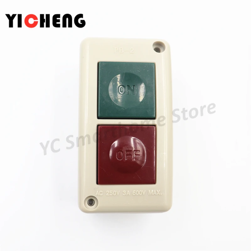 Control motor machine start stop button box button switch PB-2 BT-2