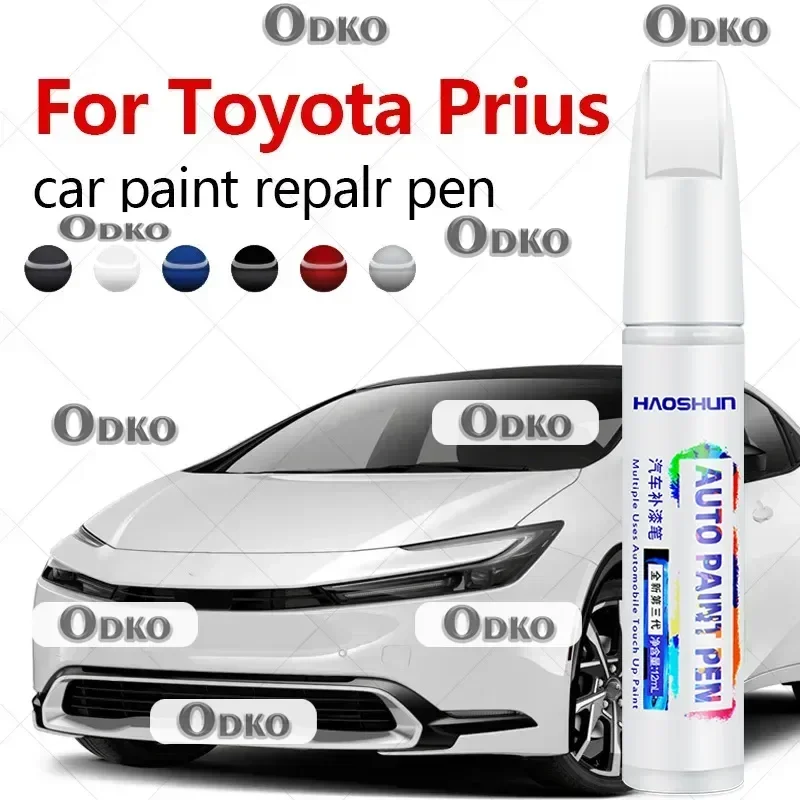 Paint Repair Pen Touch Up Scratch Remover DIY Auto Accessories Black White For TOYOTA Prius 1997-2025 NHW20 ZVW30 ZVW50 ZVZ10