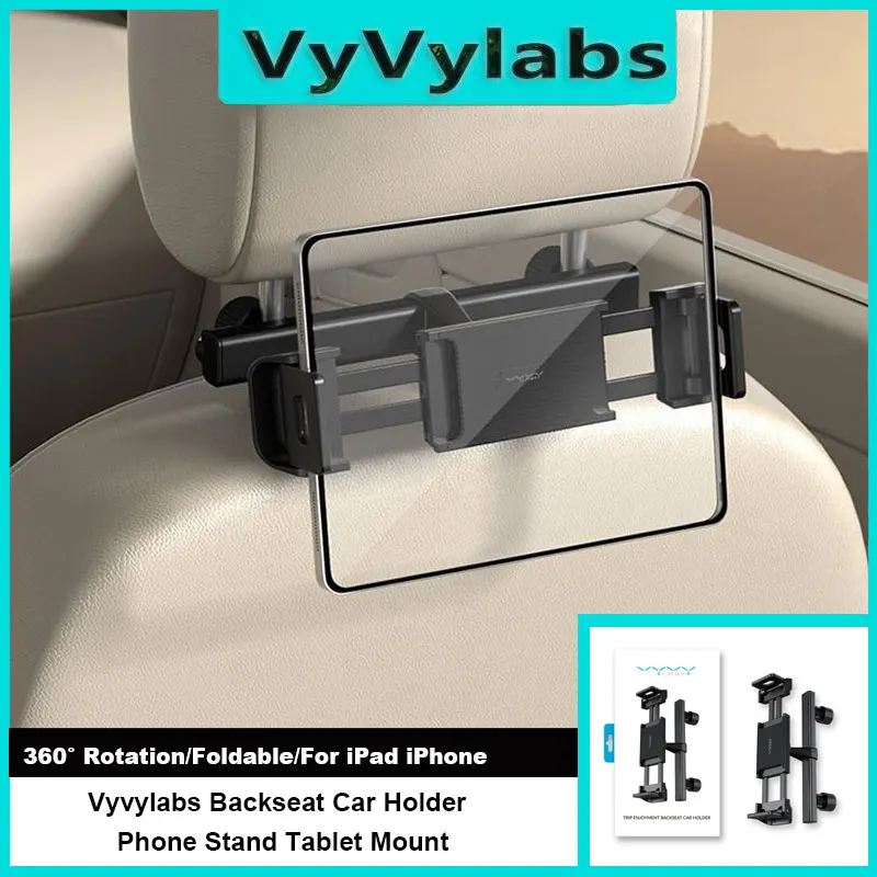

Vyvylabs Backseat Car Holder Trip Enjoyment Phone Stand Tablet Mount For iPad iPhone Car Backseat Holder