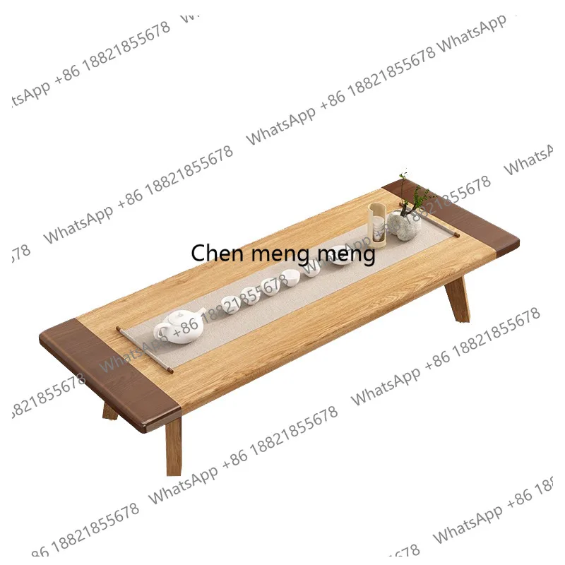 Japanese-style Tatami Tea Coffee Table High-end Coffee Low Floor Coffee Tables Balcony Bay Window Solid Wood Furniture