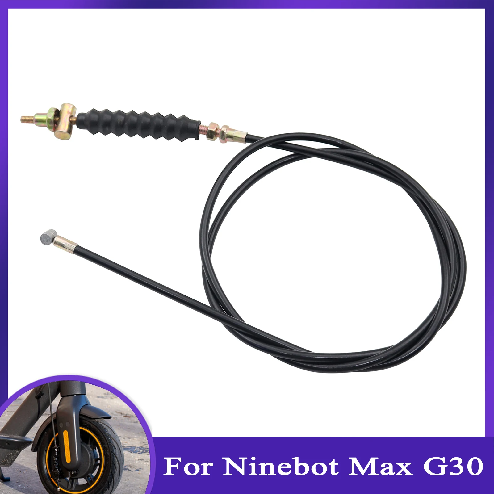 Brake Line Front Wheel Brake Cable Replacement Parts Compatible For Segway Ninebot Max G30 Series Electric Scooter