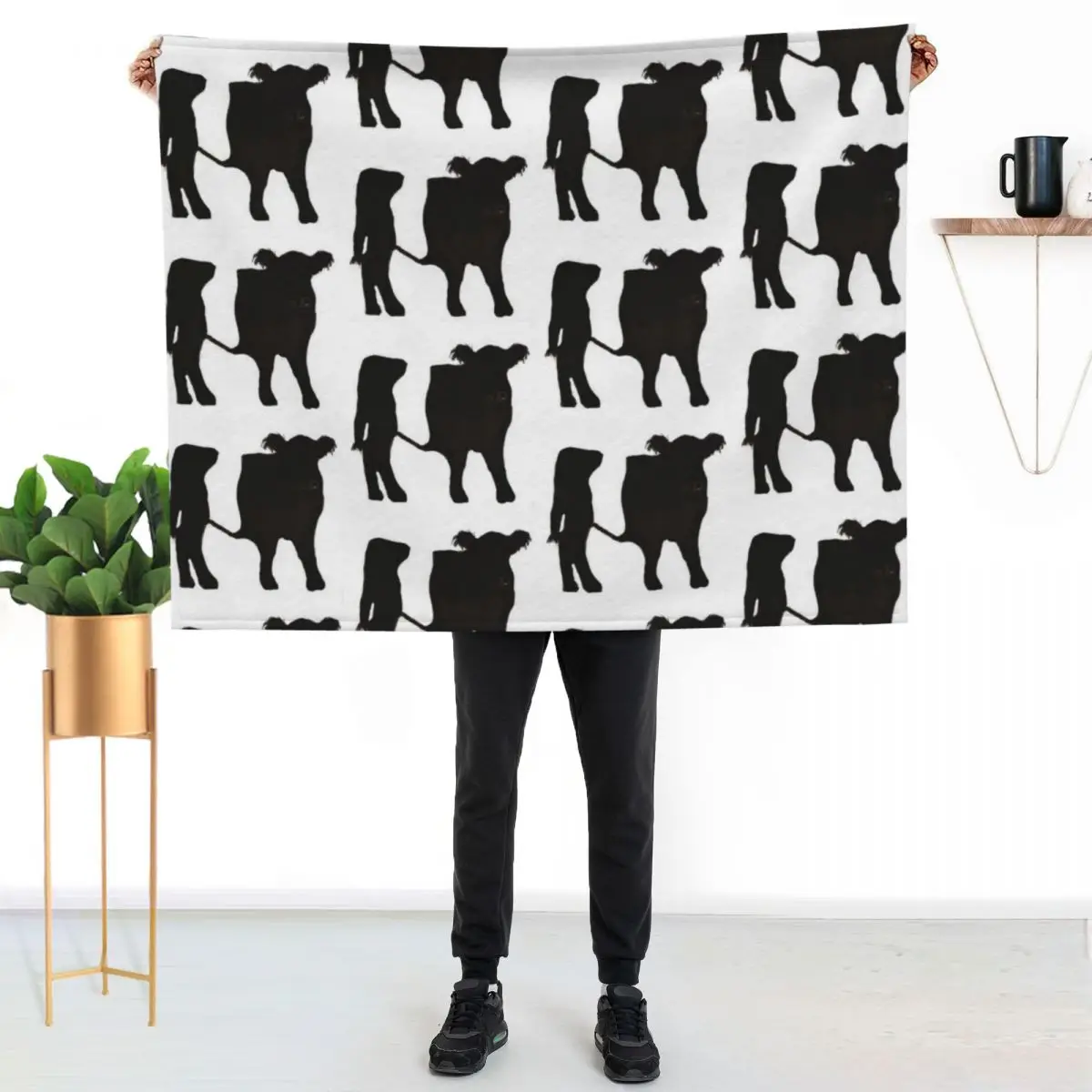 Bobbi Belted Galloway Throw Blanket Soft Plaid Plaid Thermals For Travel Decorative Sofa Soft Plush Plaid Plush Blankets