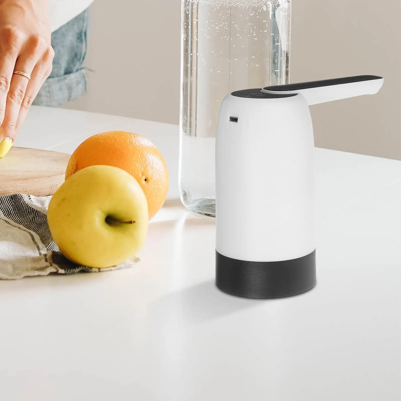 Electric Water Pump Dispenser Portable Hot Cold Machine 12V DC Desk Home Office Soft Hose Water Heater Bathtub