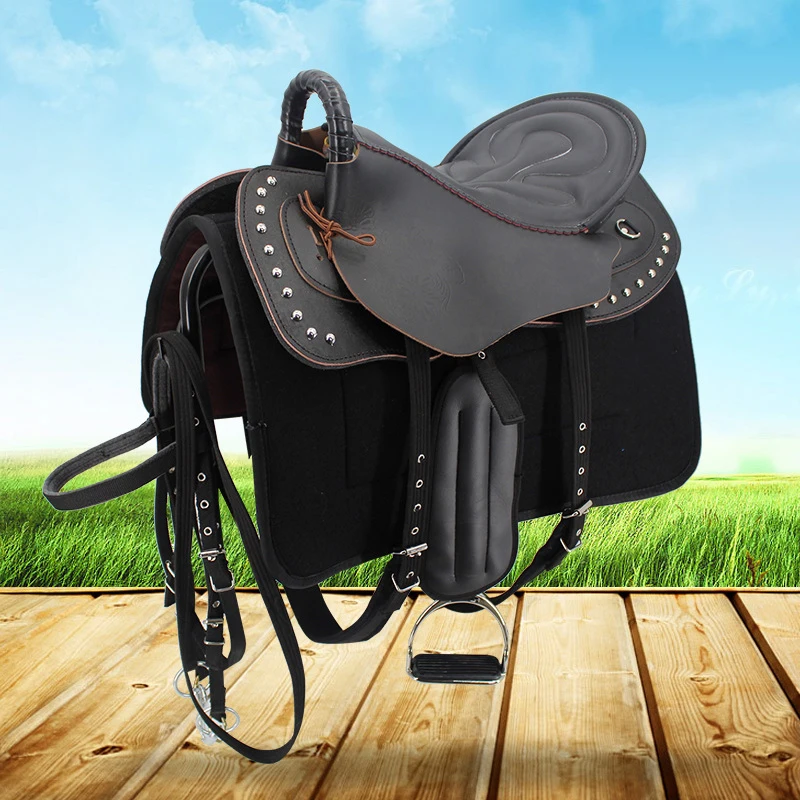 

Personalised Wholesale Leather Custom Used Race Western Jump Australian Horse Saddle Pad