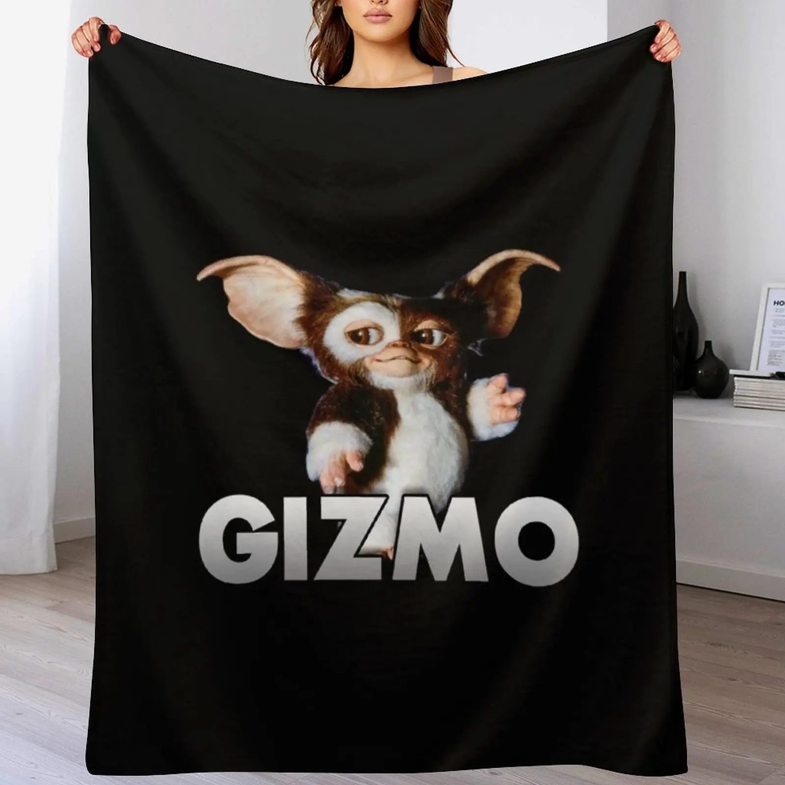 Gizmo Gremlins Mogwai Throw Blanket Bed Soft Plush Plaid Blankets