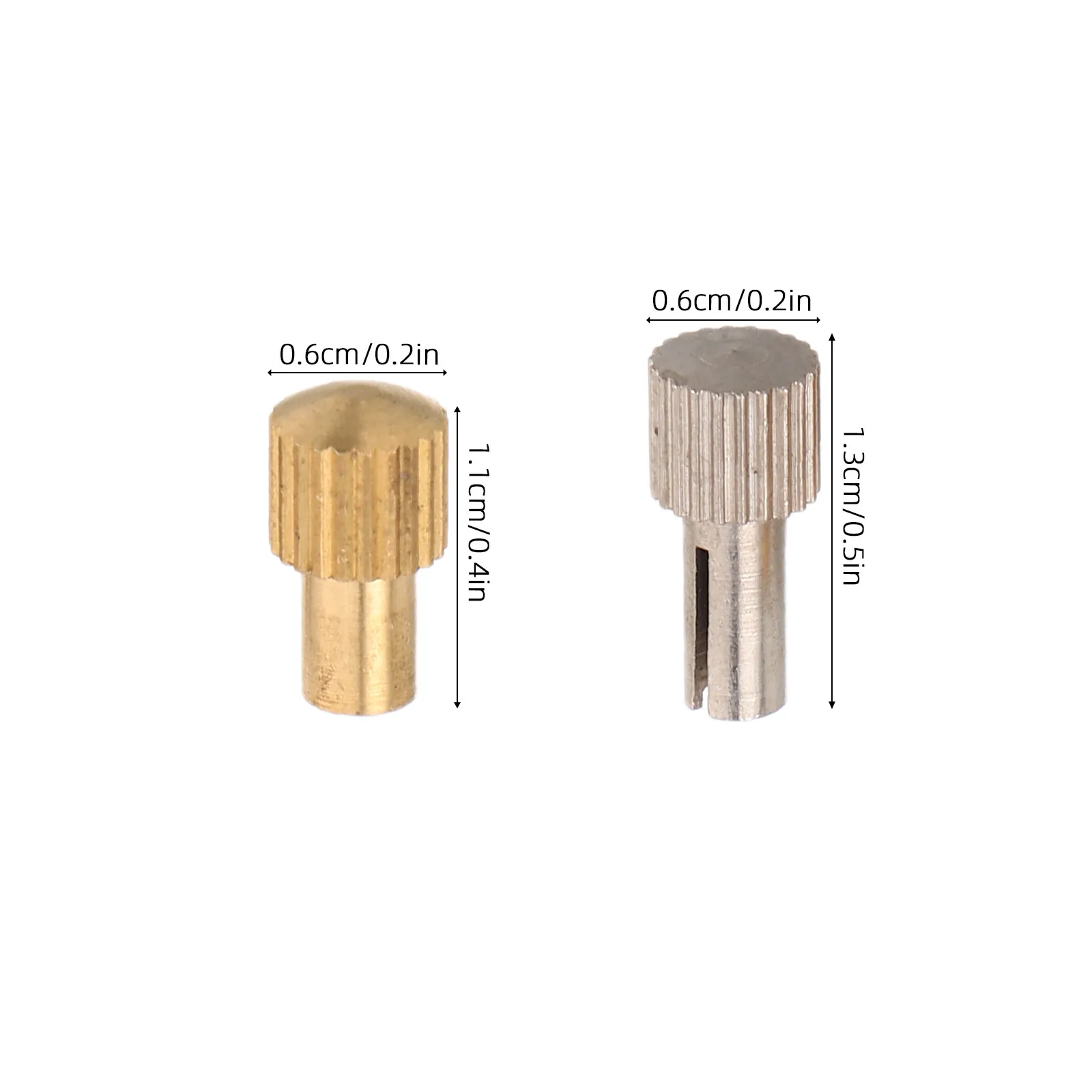 4 Pcs Alarm Clock Knob Accessories Adjustment Hardware Screw-on Time For Wall Spare Parts Universal Repair Knobs Metal