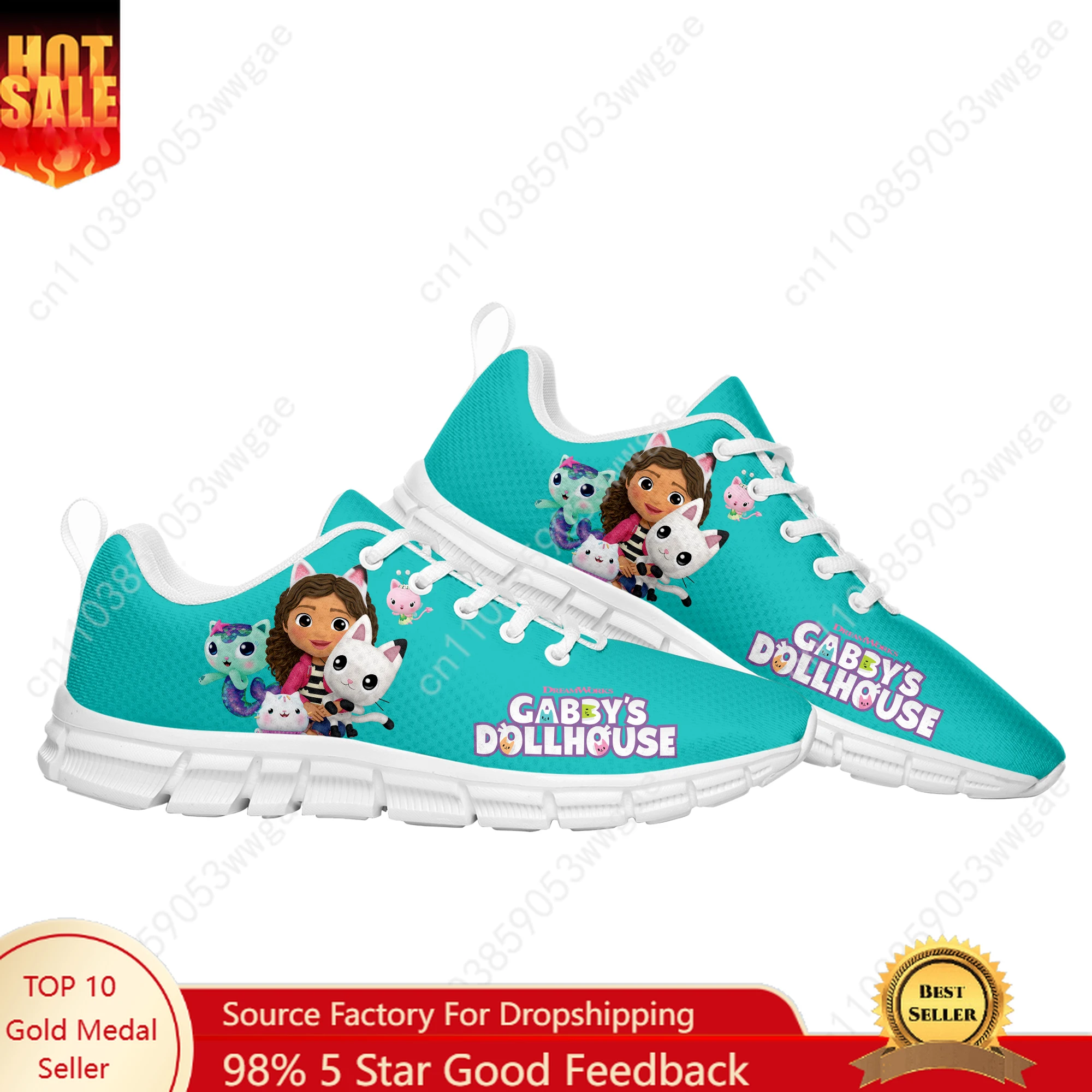 

Gabby's Dollhouse Sneaker Mens Womens Teenagers Personalized Sports Shoes Casual Comfortable High Quality Anime Customized Shoes